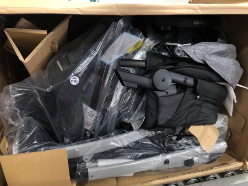 Photo 1 of Graco Modes Pramette Travel System, Includes Baby Stroller with True Pram Mode, Reversible Seat, One Hand Fold, Extra Storage, Child Tray and SnugRide 35 Infant Car Seat, Ellington
