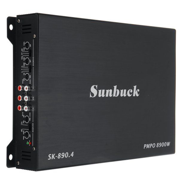 Photo 1 of Sunbuck Car Power Amplifier, 4 Channel Stereo Power Amplifier Full Range, Class A/B Audio 12V Subwoofer for Auto Vehicle
