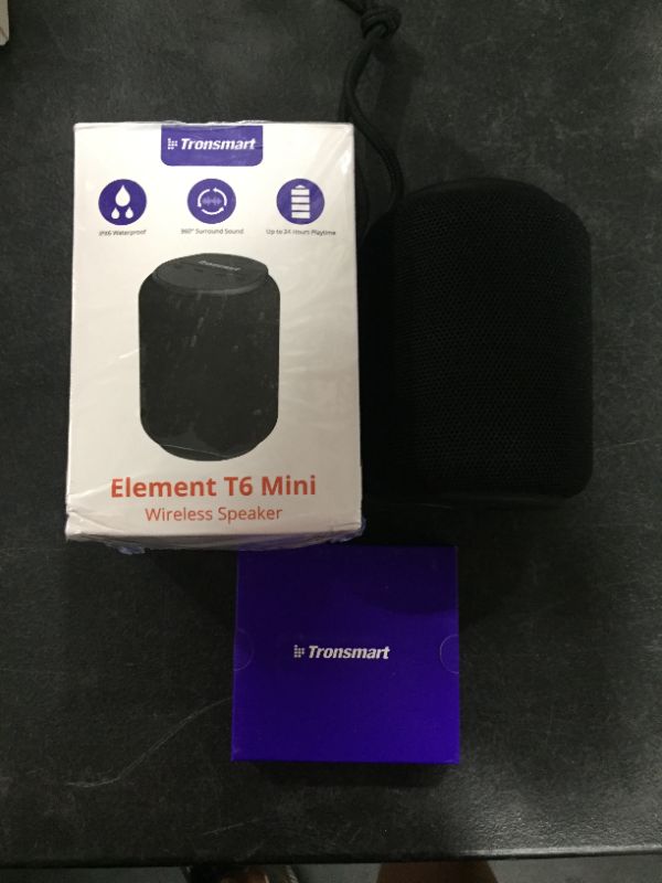 Photo 1 of Element T6 Mini Bluetooth Speaker - SET OF 2
