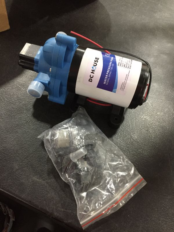 Photo 2 of DC HOUSE 33-Series 12V Water Diaphragm Pump with Pressure Switch 3.0GPM 45Psi 12 Volt Water Pump for RV Marine Yacht Caravan
