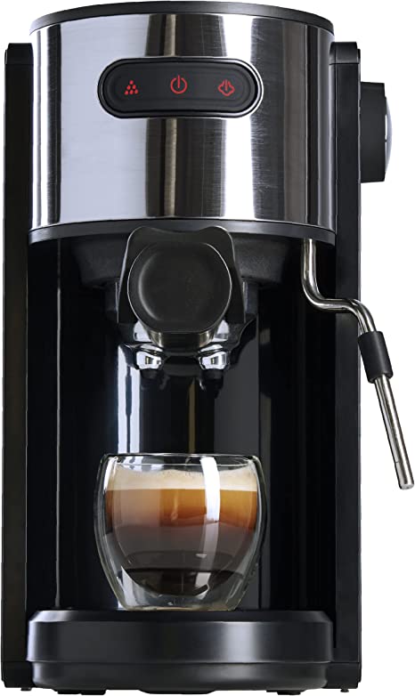 Photo 1 of Coffee Gator Espresso Machine, Quick-Brew Espresso Maker with Milk Frother & 1.3 Liter Removable Water Tank
