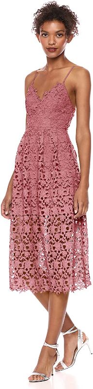 Photo 1 of ASTR the label Women's Sleeveless Lace Fit & Flare Midi Dress XS