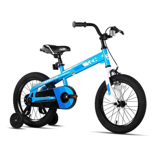 Photo 1 of JOYSTAR Whizz Bike for Ages 4-7 with Training Wheels, 16", Blue
