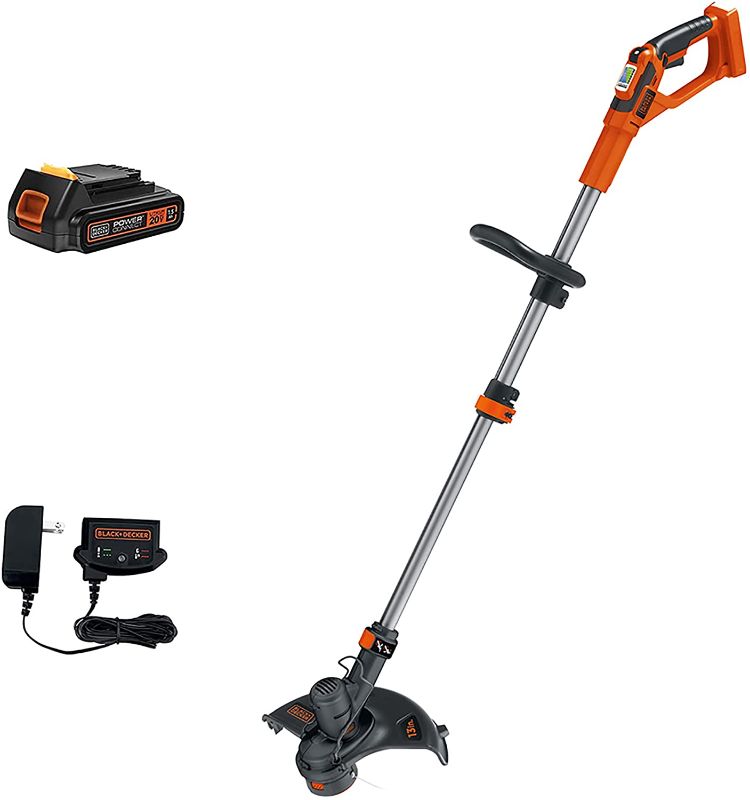 Photo 1 of BLACK+DECKER 40V MAX* 13 in. 2in1 Cordless String Trimmer/Edger with POWERCOMMAND Kit (LST136)
