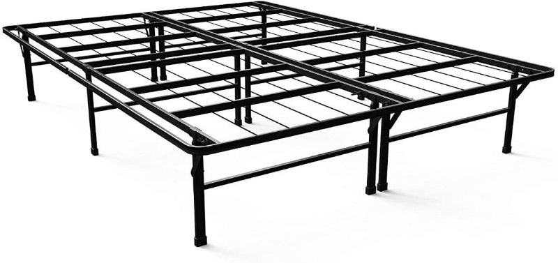 Photo 1 of ZINUS SmartBase Heavy Duty Mattress Foundation / 14 Inch Metal Platform Bed Frame / No Box Spring Needed / Sturdy Steel Frame / Underbed Storage, Queen
