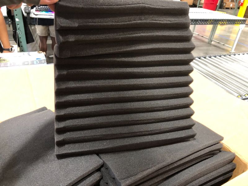 Photo 1 of BOX OF 12 X 12 INCH FOAM SOUND INSULATION PADS