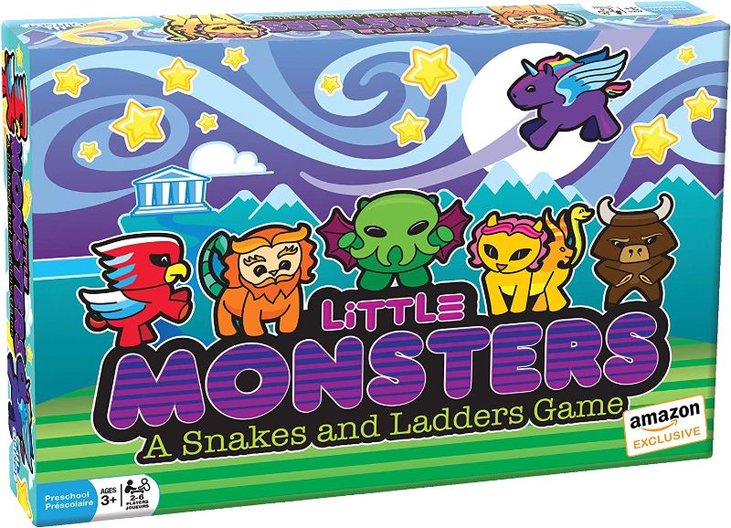 Photo 1 of Little Monsters – A Snakes and Ladders Game – No reading required – Preschool board game for ages 3 and up by Outset Media
