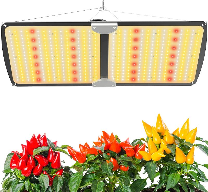 Photo 1 of LED Grow Lights, 200W Grow Lights 3x4ft Coverage, Full Spectrum Use Mean Well Driver and Dimmable, Indoor Plants Seedling Veg & Flower Growing Lamps