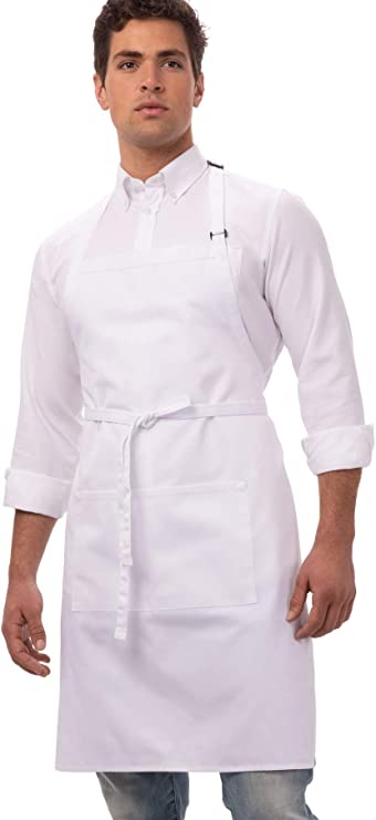 Photo 1 of Chef Works unisex adult Butcher Apron apparel accessories, White, 34-Inch Length by 24-Inch Width US