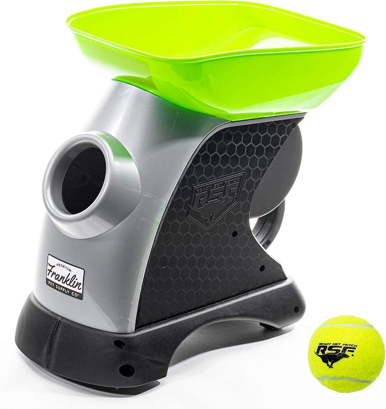 Photo 1 of Franklin Pet Supply Ready Set Fetch Automatic Tennis Ball Launcher Dog Toy - Authentic Tennis Ball Thrower