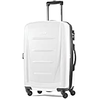 Photo 1 of  Samsonite Winfield 2 Hardside Luggage with Spinner Wheels (Checked-Medium 24", Brushed White)