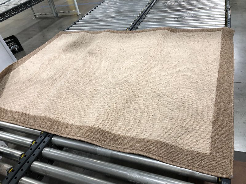 Photo 1 of 4 x 5.5 foot home area rug, brown