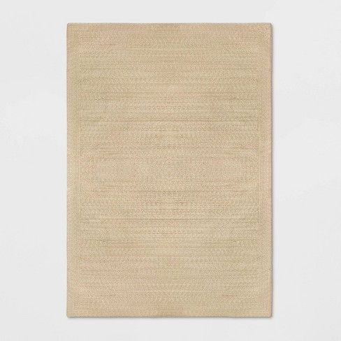 Photo 1 of 7' X 10' Woven Outdoor Rug Natural - Project 62