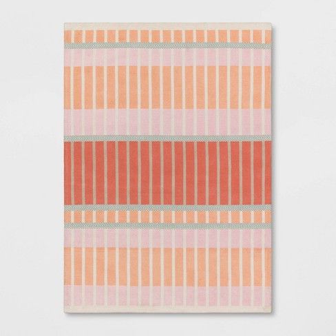 Photo 1 of 5'x7' Rug Pink/Orange - Pillowfort™