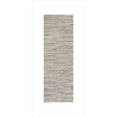 Photo 1 of 2'4"x7' Runner Woven Rug Natural - Threshold