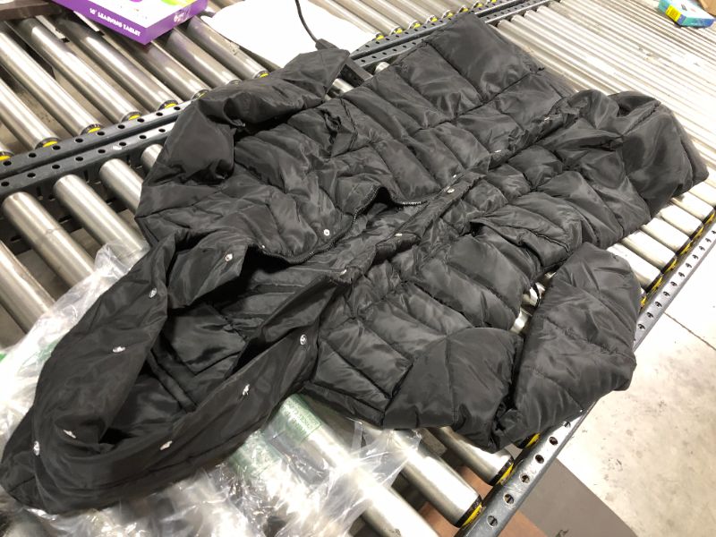 Photo 1 of WOMENS ELONGATED PUFFER JACKET, BLACK, SIZE NOT DISPLAYED