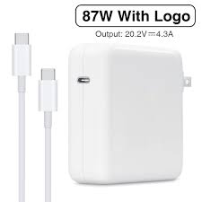 Photo 1 of Mac Book Pro Charger USB C Power Adapter 87W, New Generation PD Smart Fast Mac Book Air Charger 87W, 61W, 45W, 36W, 27W And 15W (Auto Recognition) For Mac Book, i-Pad, i-Phone, And More Type C Devices
