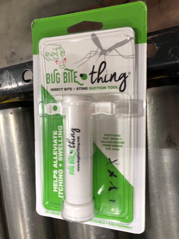 Photo 2 of Bug Bite Thing Suction Tool, Poison Remover - Bug Bites and Bee/Wasp Stings, Natural Insect Bite Relief, Chemical Free - White/Single
