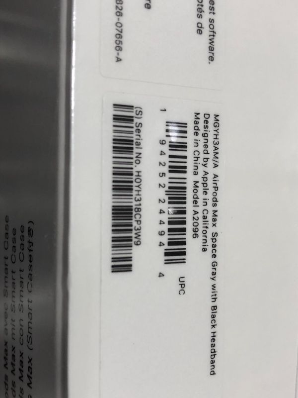 Photo 4 of APPLE AIRPODS MAX - SPACE GRAY ( FACTORY SEALED )
