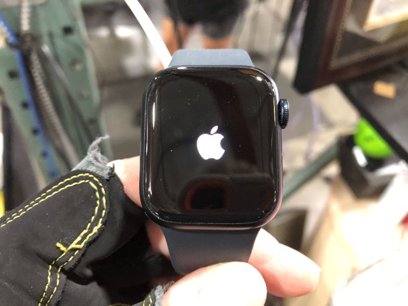 Photo 2 of PARTS ONLY---*-*-Apple Watch Series 7 (GPS) 41mm Midnight Aluminum Case - Midnight-***-ITEM IS LOCKED WITH PASSCODE**
