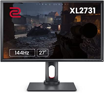 Photo 1 of BenQ ZOWIE XL2731 27 inch 144 Hz Gaming Monitor | 1080P 1ms | Black Equalizer & Color Vibrance for Competitive Edge | Height Adjustable Stand |120Hz Compatible for PS5 and Xbox Series X