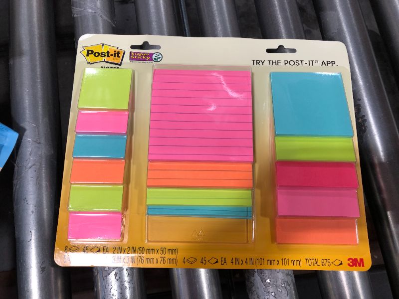 Photo 2 of Post-It Super Sticky Notes Assorted Sizes 15/Pkg