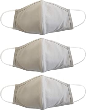 Photo 1 of EnerPlex EXTREME Comfort XL 3-Ply Reusable Face Mask - Breathable Comfort, Fully Machine Washable, Extra Large Sand Face Masks XL (3-Pack) - Sand