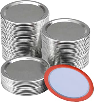 Photo 1 of 100-Count Canning Lids Regular Mouth for Mason Jars 