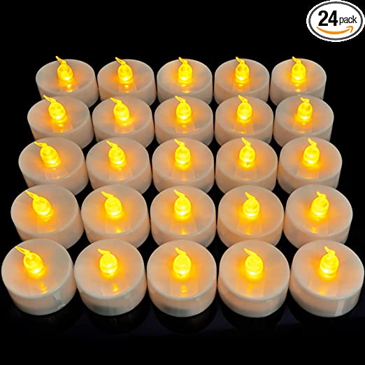 Photo 1 of 24 piece LED Flameless Tea Light Set