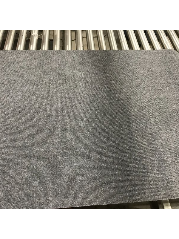 Photo 1 of 36"x47" Dark gray thin area rug