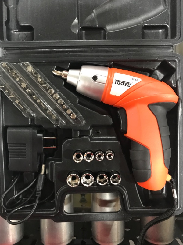 Photo 6 of 45 Pieces Cordless Drill and Rechargeable Screw Driver with LED Light