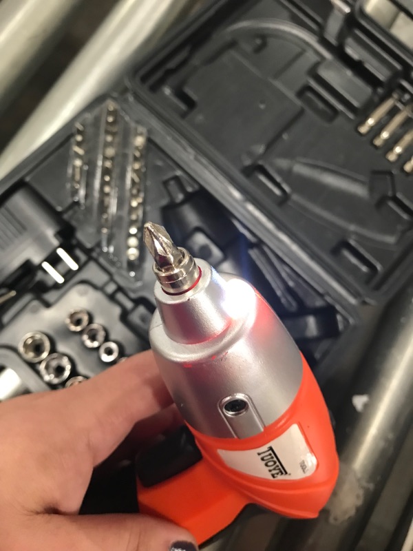 Photo 5 of 45 Pieces Cordless Drill and Rechargeable Screw Driver with LED Light