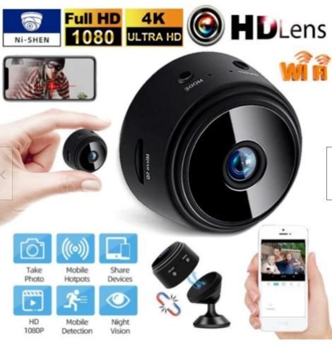 Photo 1 of Wireless Mini Spy hidden Camera WiFi 1080P IP Camera Home Security Night Vision