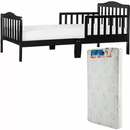 Photo 1 of Dream On Me Classic Toddler Bed, Black
