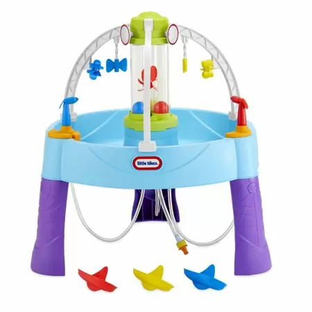 Photo 1 of Little Tikes Fun Zone Battle Splash Water Table Multiplayer Game, Blue