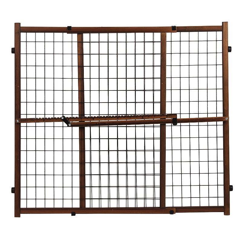 Photo 1 of Position & Lock Tall & Wide Baby Gate, Pressure-Mounted, Farmhouse Collection
