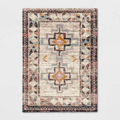 Photo 1 of 5'x7' Indoor Geometric Shag Woven Area Rug - Opalhouse