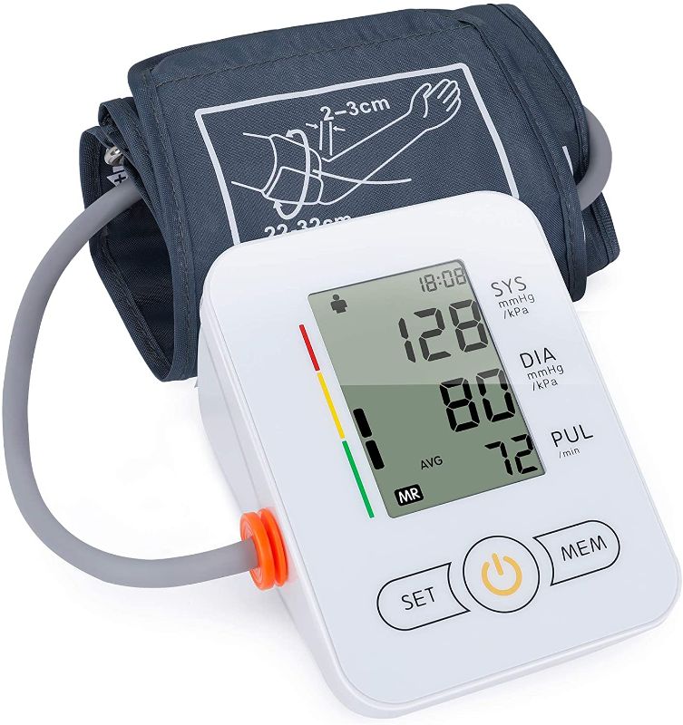 Photo 1 of Automatic Arm Blood Pressure Monitors-maguja Automatic Digital Upper Arm Blood Pressure Monitor Arm Machine, Wide Range of Bandwidth, Large Cuff, Large LCD Display BP Monitor, Suitable for Home Use