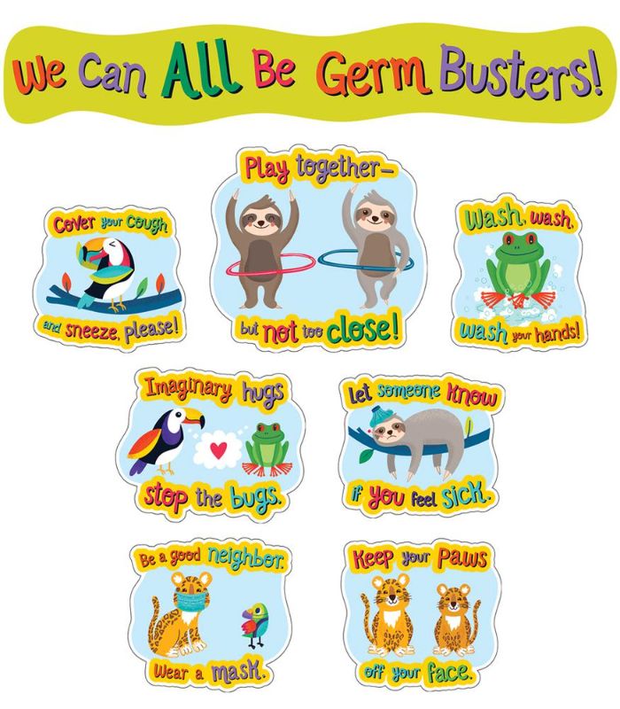 Photo 1 of Carson Dellosa Education One World Germ Busters 9 piece set
