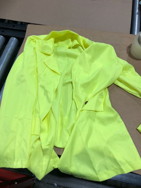 Photo 3 of Highlight yellow suit jacket  Size M