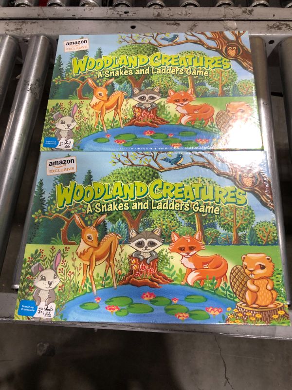 Photo 2 of Woodland Creatures Snakes and Ladders Game  Preschool, 2 COUNT FACTORY SEALED 
