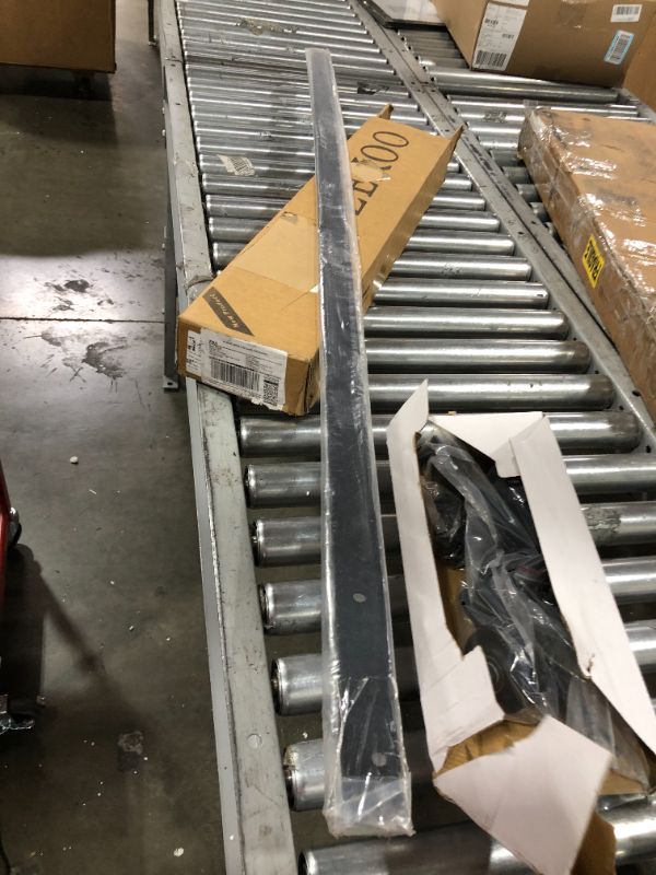 Photo 1 of 5 ft./60 in. Single Track Bypass Sliding Barn Door Hardware Kit for Double Doors, Low Ceiling
