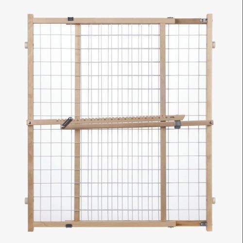 Photo 1 of Wide Wire Mesh Pet Gate-Color:White
