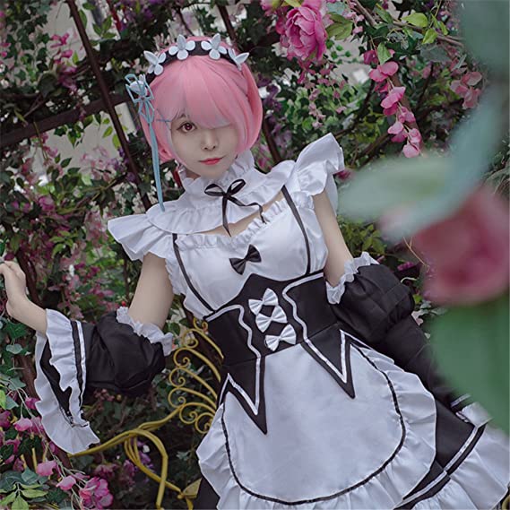 Photo 1 of Moqing Anime Cosplay Costume Maid Outfit Lolita Dress for Women and Girls
