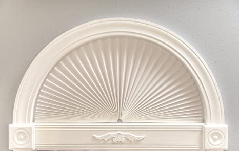 Photo 1 of 2 pack ** Redi Shade No Tools Original Arch Light Filtering Pleated Fabric Shade White, 72 in x 36 in
