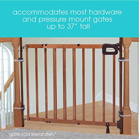 Photo 2 of Summer Banister to Banister Gate Mounting Kit - Fits Round or Square Banisters, Accommodates Most Hardware & Pressure Mount Baby Gates up to 37” Tall, Gate Sold Separately
