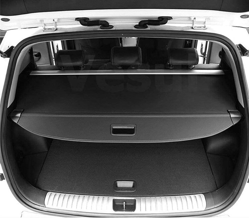 Photo 2 of  Retractable Cargo Cover Security Shade Shield Rear Trunk Tonneau Cover Anti-Peeping Luggage Privacy Screen FOR SUV  *** ONE END CAP IS MISSING/BROKEN - PLASTIC END CAP CAN BE REPLACED ** COVER FULLY FUNCTIONAL 
