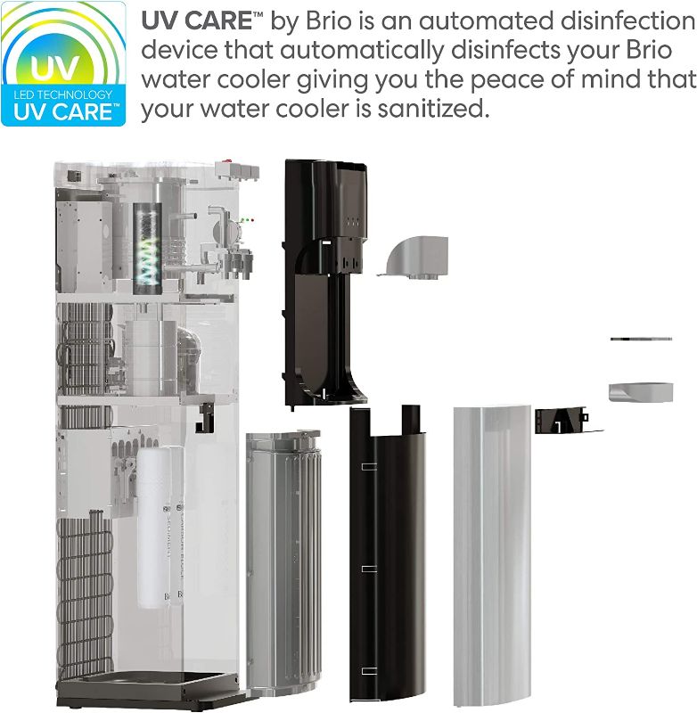 Photo 4 of Brio 400 Series Self-Cleaning UV Bottleless Water Cooler Dispenser -  Tri Temp Dispense, Child Safety Lock -...
