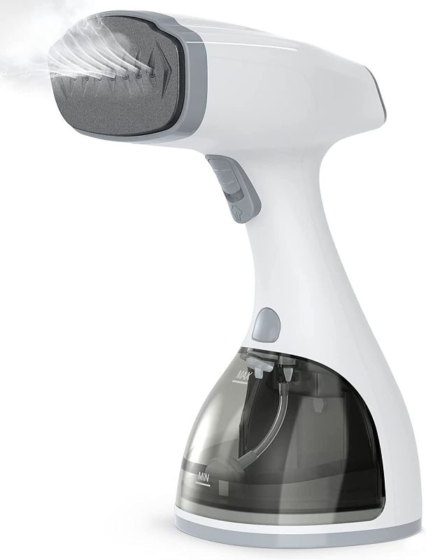 Photo 1 of Steamer for Clothes,1800W 20s Heat Up Handheld Garment Steamer,2 Steam Options Fabric Clothing Steamer, Fabric Wrinkles Remover,Steamer with LCD Smart...
