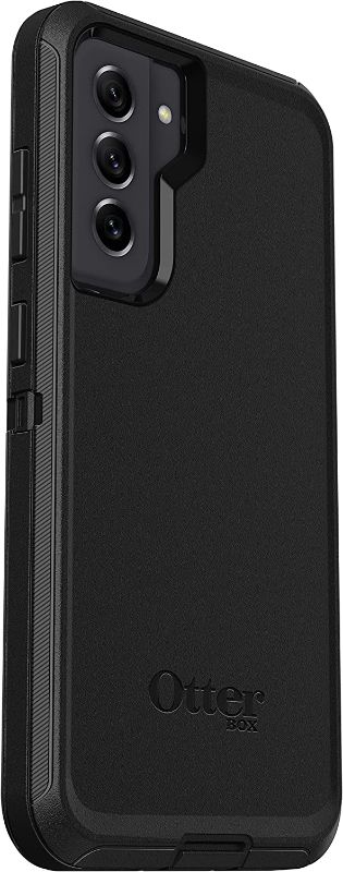 Photo 1 of OtterBox Defender Case for Galaxy S21 FE 5G, Shockproof, Drop Proof, Ultra-Rugged, Protective Case, 4X Tested to Military Standard, BLACK/BURGANDY/PINK
